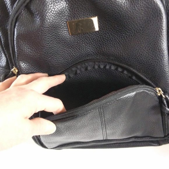 Black Backpack Casual Satchel Handbag Travel Hiking Purse Shoulder Unisex Bag  main image 4